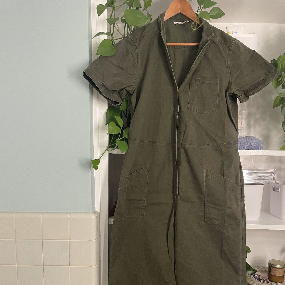NWOT Women's Bridge & Burn Lou Utility Jumpsuit - Picture 2 of 5